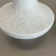 Set of 2 Op Art Biscuit Porcelain Ufo Vases by Edelstein Bavaria, Germany, 1970s