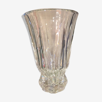 Vase en cristal taille st louis modele floride