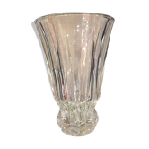 Crystal vase cut st louis model florida