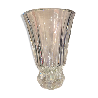 Crystal vase cut st louis model florida