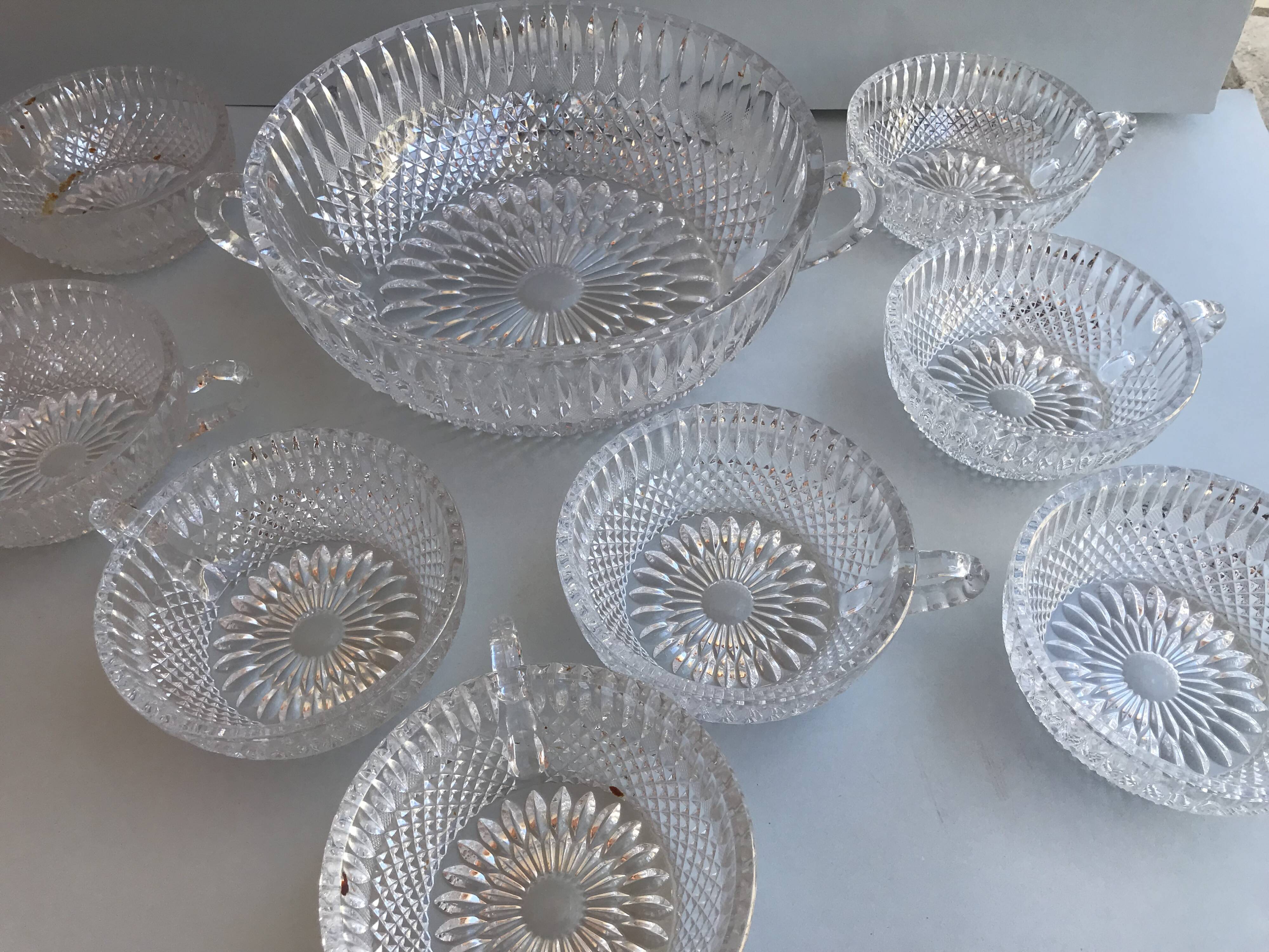 Saint Louis Crystal Punch Set