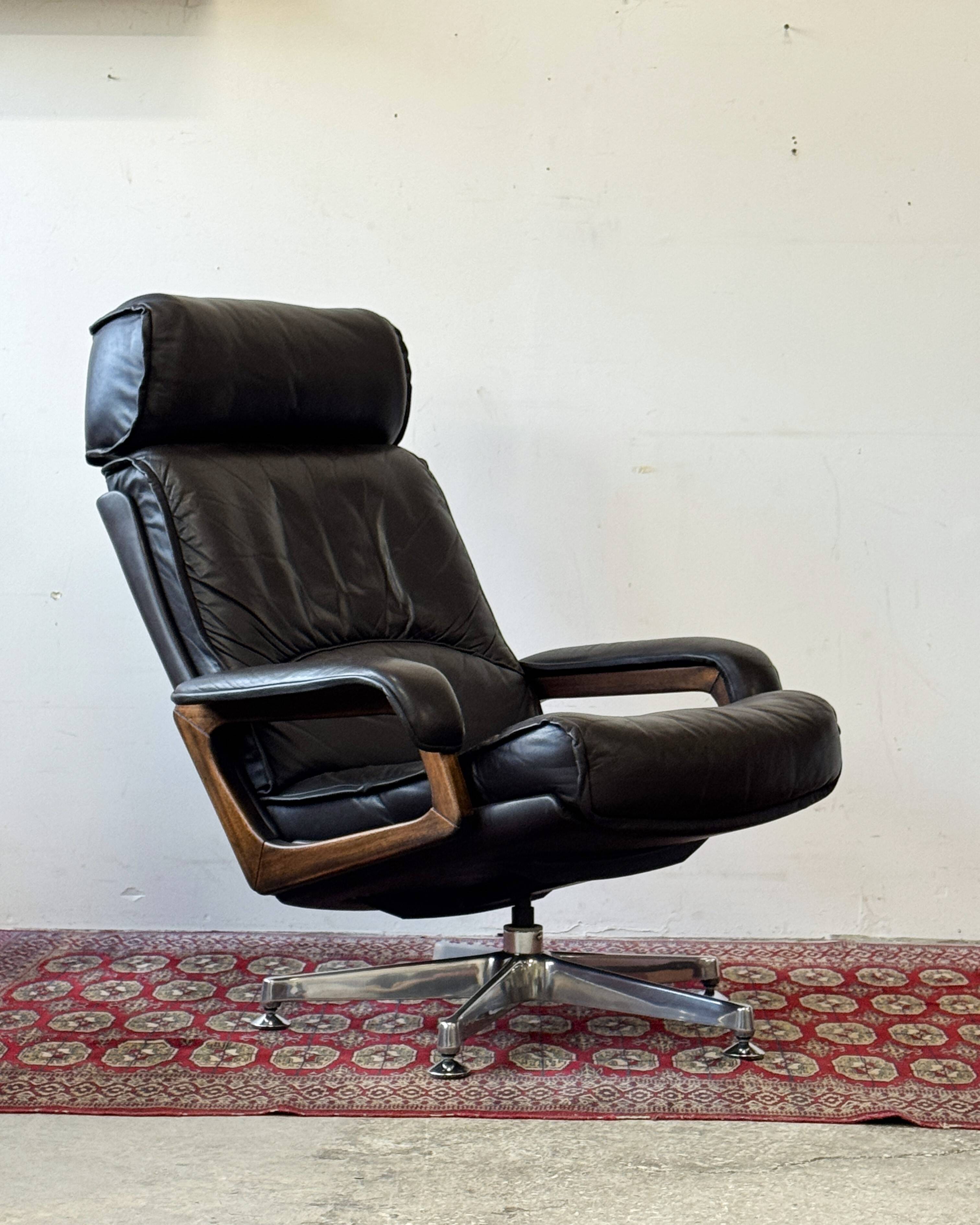Lounge Chair, Denmark 1970s, Mid-C, Vintage