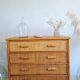 Commode en rotin, circa 1970