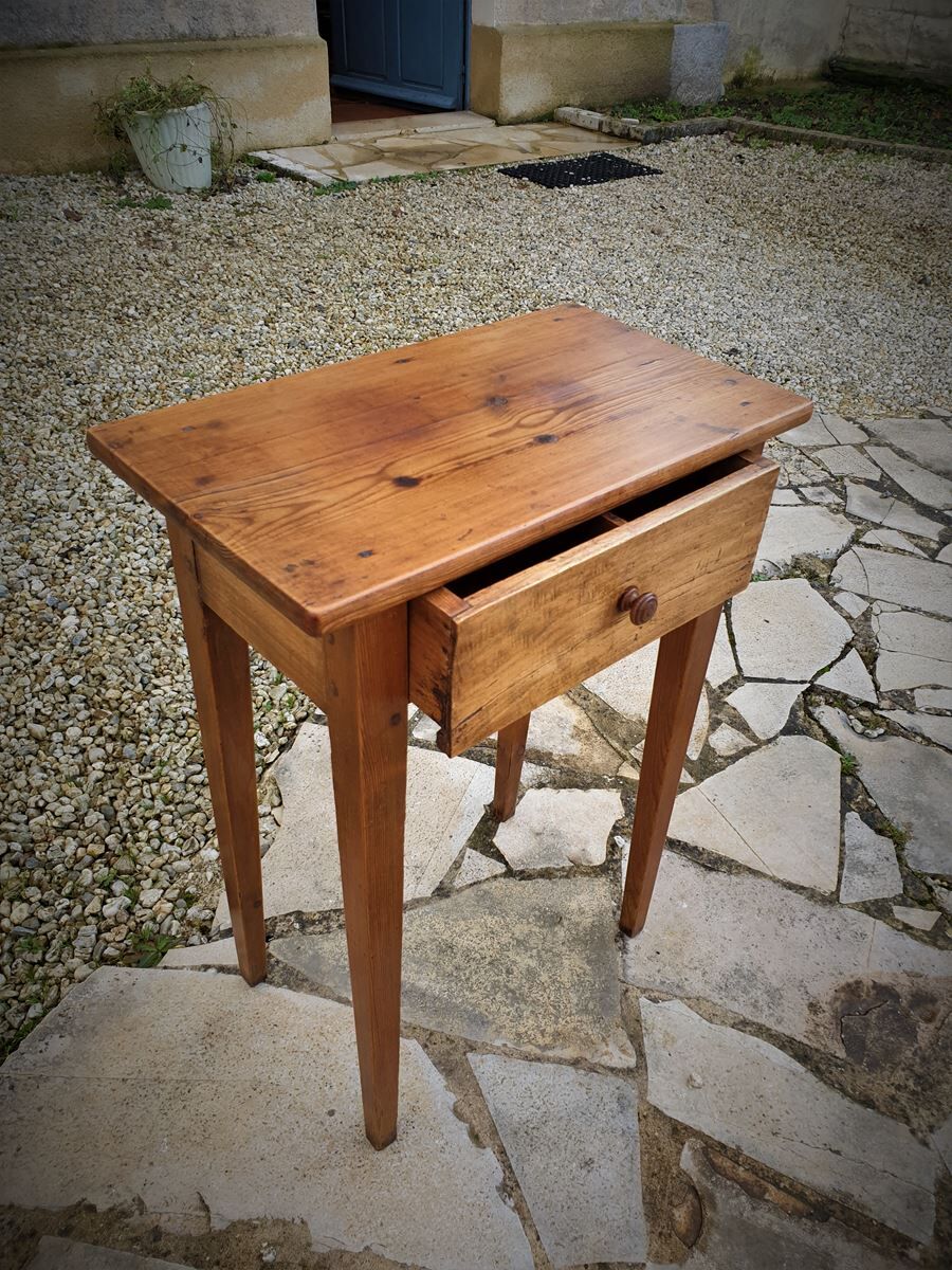 Old side table
