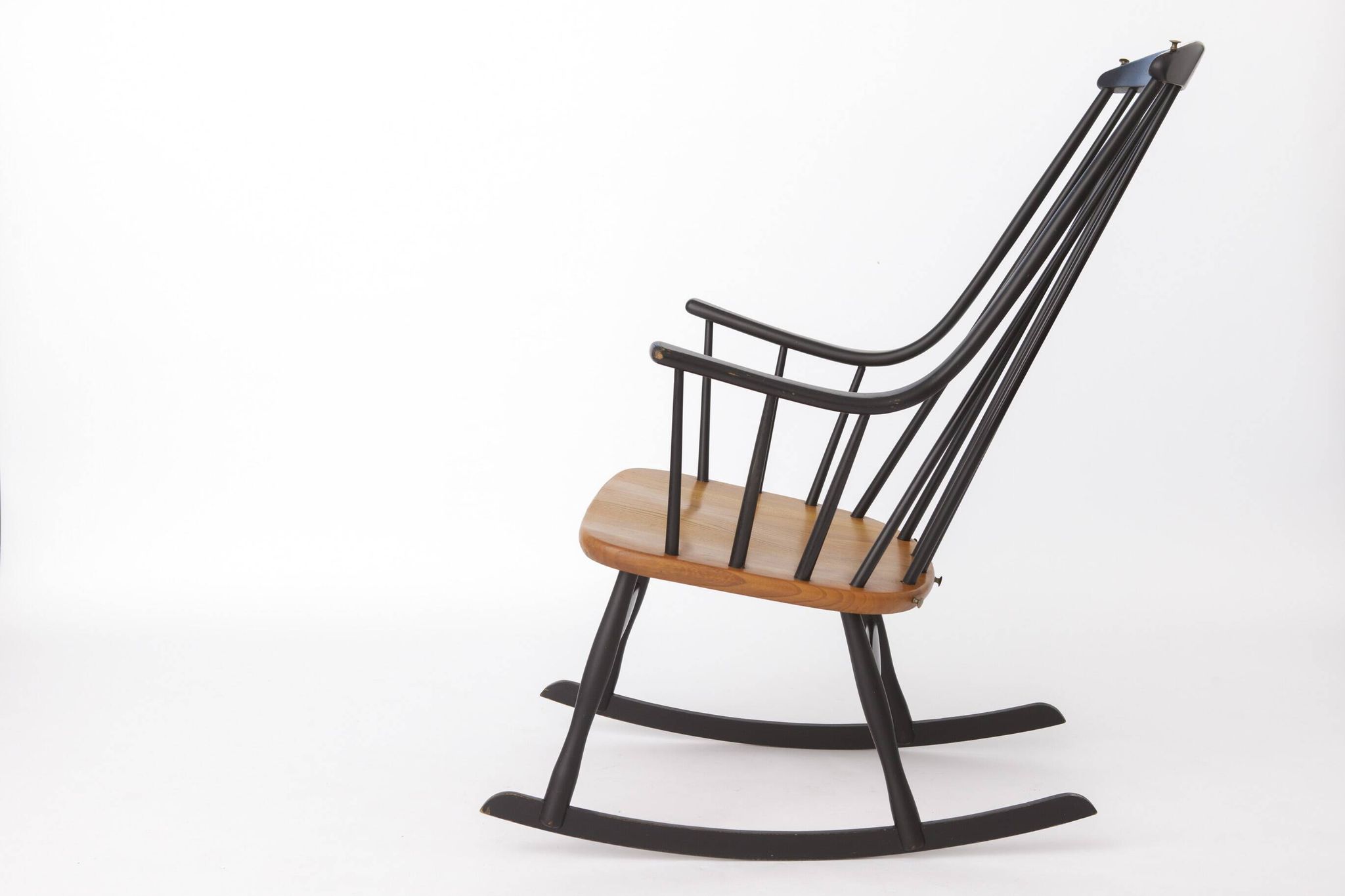 Vintage Grandessa Rocking Chair by Lena Larsson for Nesto, Sweden, 1960s