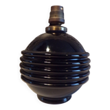 Black opaline ball lamp 1930
