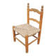 Old Straw Chair For Child