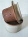Water butter dish in handmade stoneware
