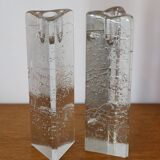 Pair of Scandinavian Iittala "Arkipelago" candlesticks by Timo Sarpaneva
