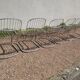 Set of 6 chrome metal design chairs from the 1970s.