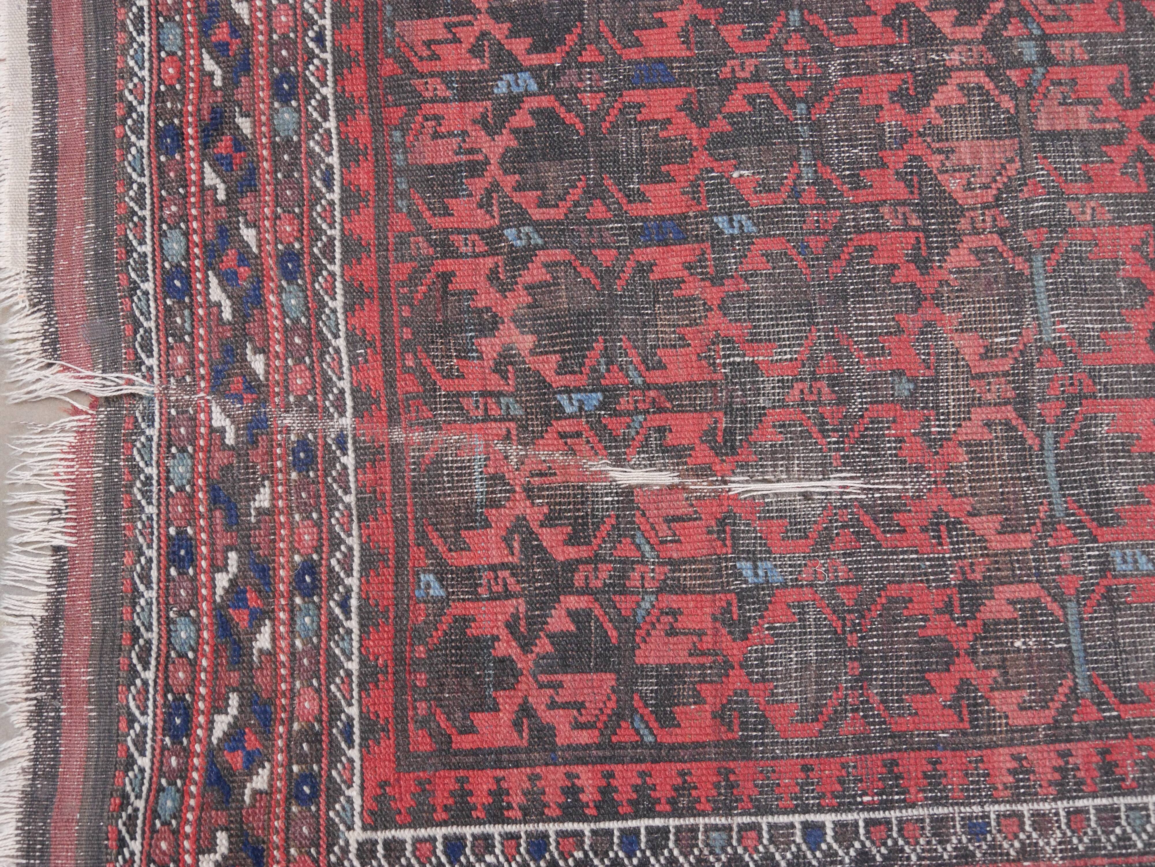 Oriental carpet handmade Persian Belouch