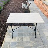 Table bistrot in carrara marble