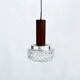 Pendant lamp by Hillebrand Germany 1970s