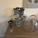 Crystal egg champagne coupe