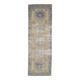 1970s Turkish Hand-Knotted Yellow Wool Runner Rug 111x341