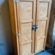 Art Deco solid wood wardrobe