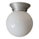 Opal glass ball ceiling light