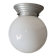 Opal glass ball ceiling light