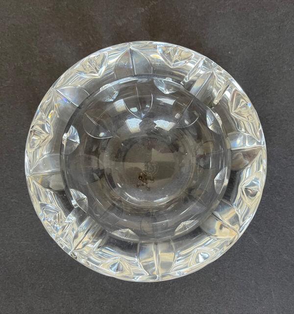 Cendrier en cristal de baccarat