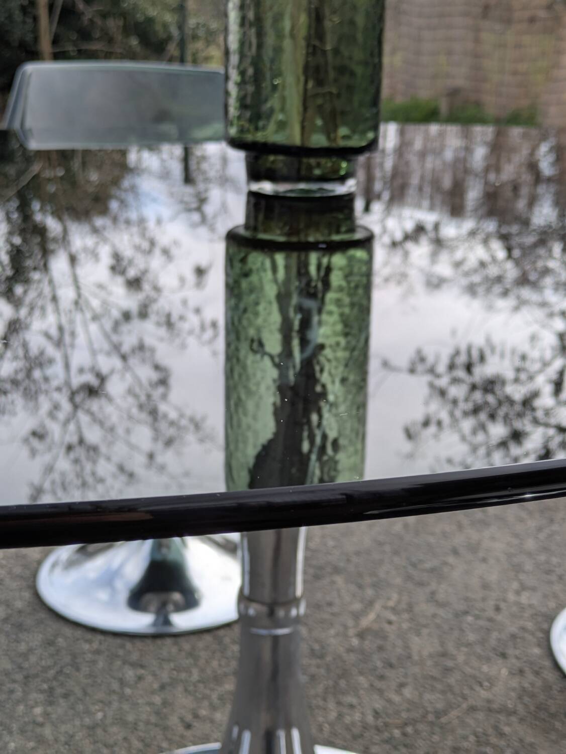 Oval dining table & 6 Gastone Rinaldi vintage chairs Roche Bobois