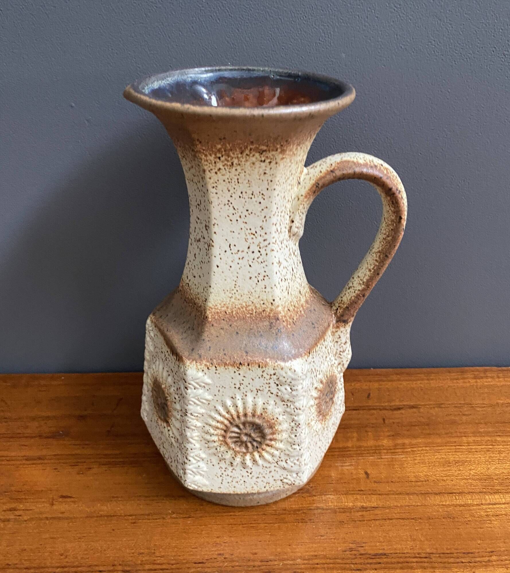 Uberlacker vase model 1866-25 West geramny pottery 1970s