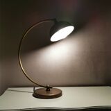 Lampe de bureau en laiton années 70