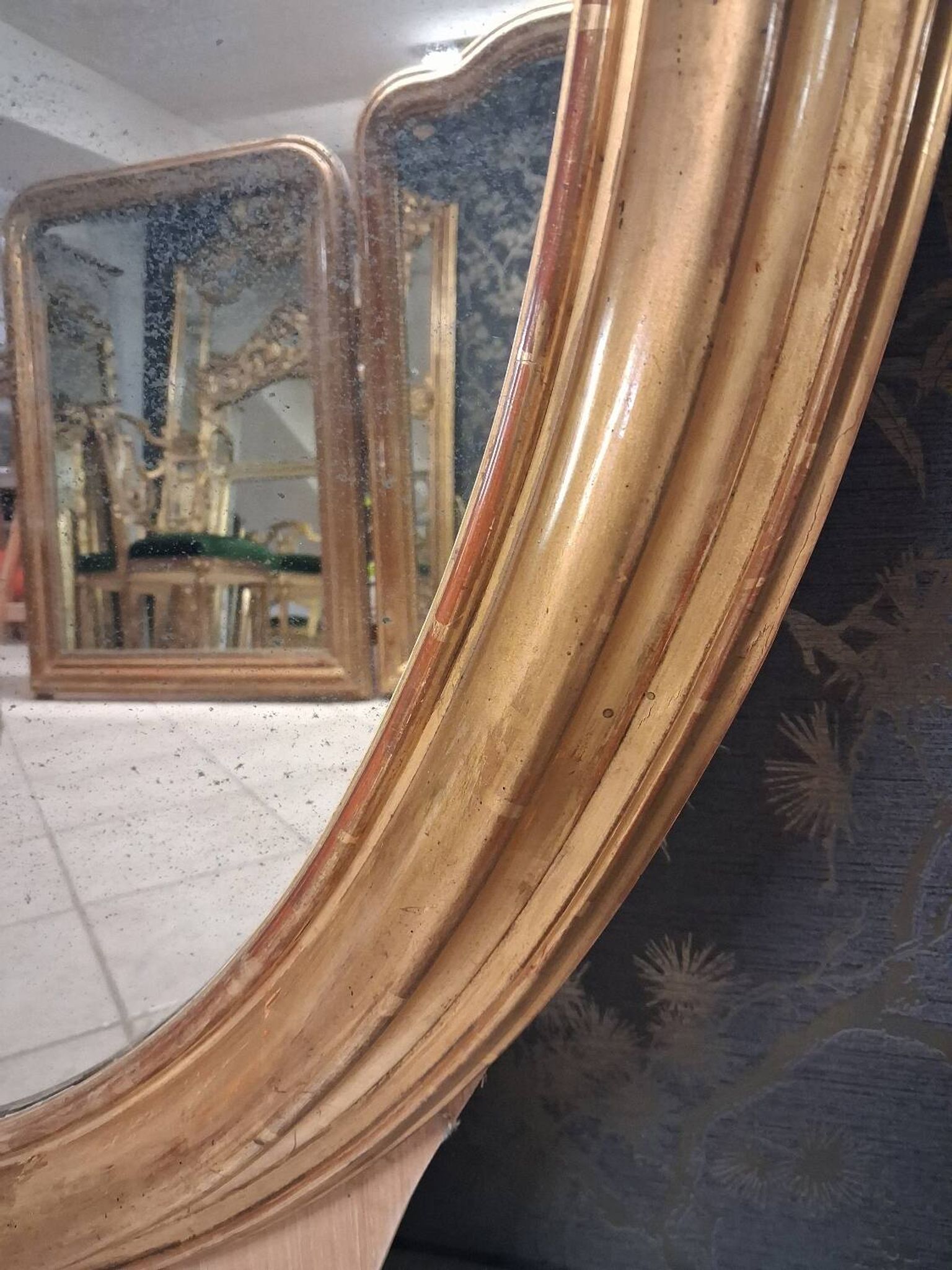 Miroir époque Napoléon III 155x 102