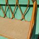 1960s rattan wall shelf