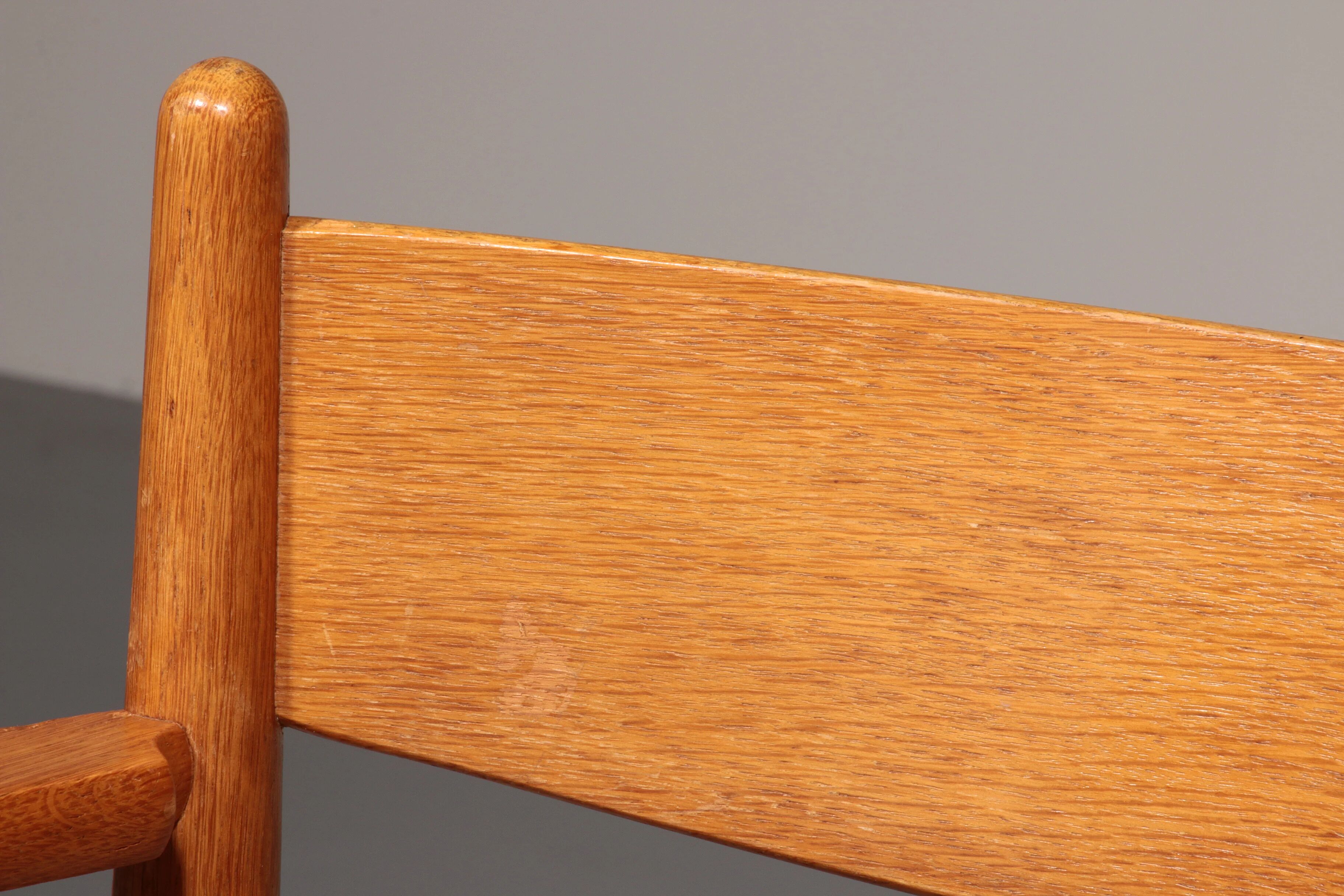 Dining chairs oak and new papercord by Hans J. Wegner for Carl Hansen CH37