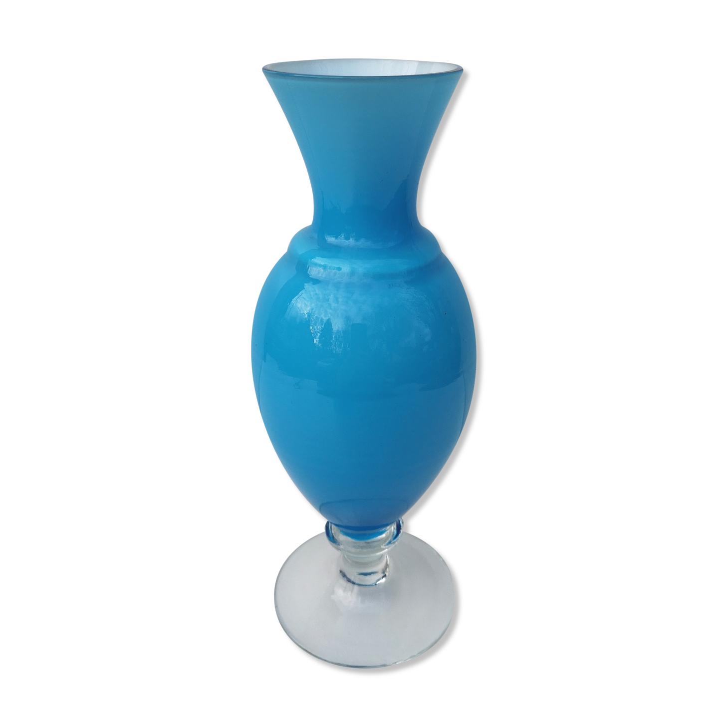 Vintage Swedish opaline vase
