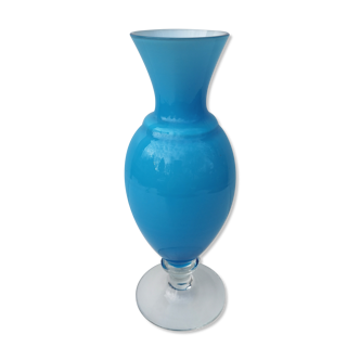 Vintage Swedish opaline vase