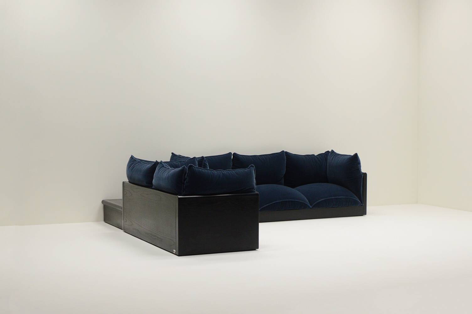 “Down” sofa set by Carlo Bartoli for Rossi di Albizzate, 1970s Italy.