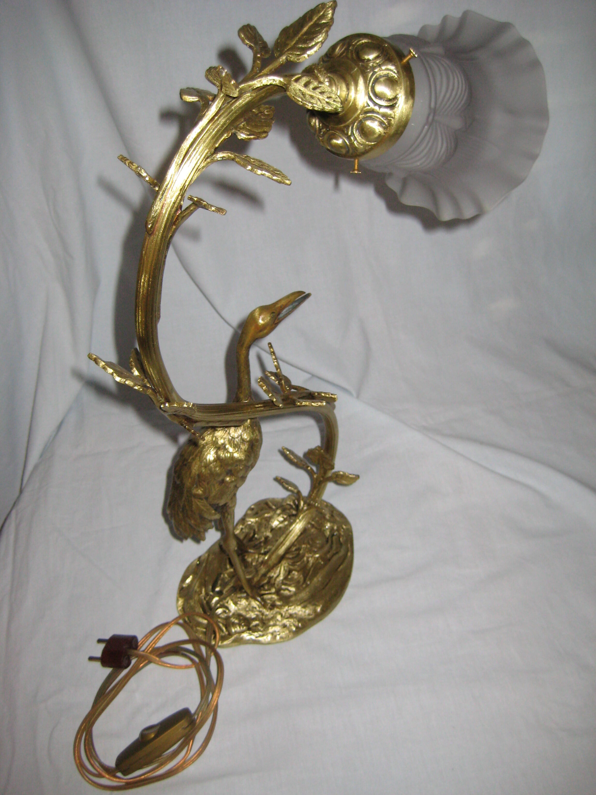 Bronze lamp art nouveau