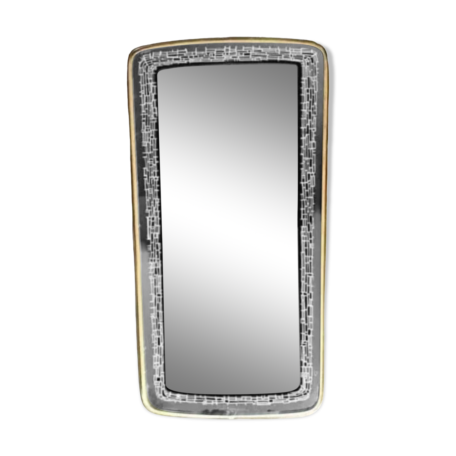 Large vintage mirror, old retro decoration