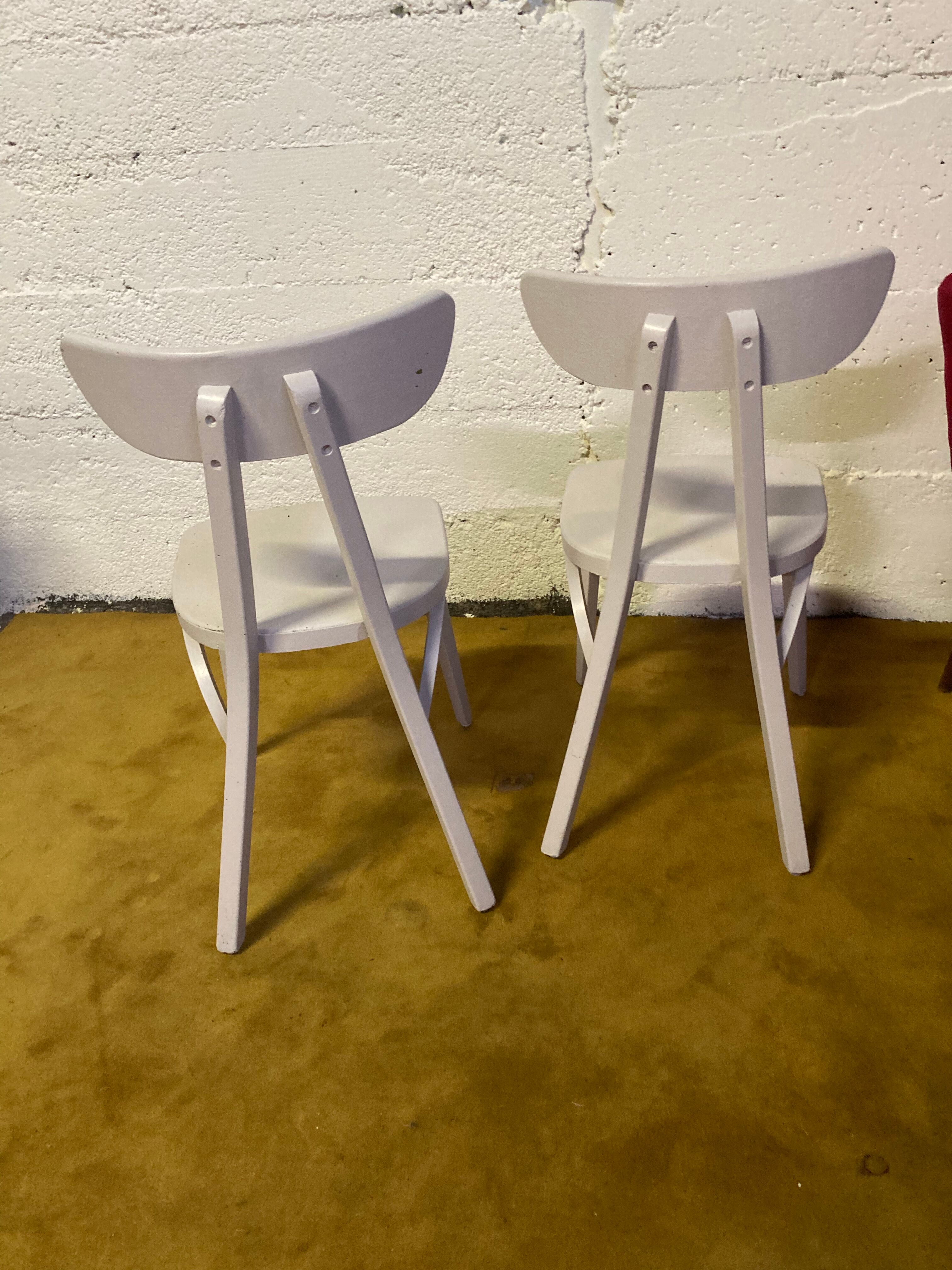 Duo of bistrot chairs