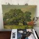 Oil painting on cardboard J.Ryck