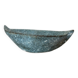 Blue ceramic with lava effect Signed MISSY ANNECY 1960-1980