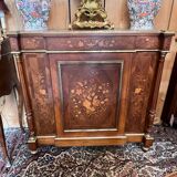 Napoleon III sideboard, rosewood and floral marquetry, 19th century