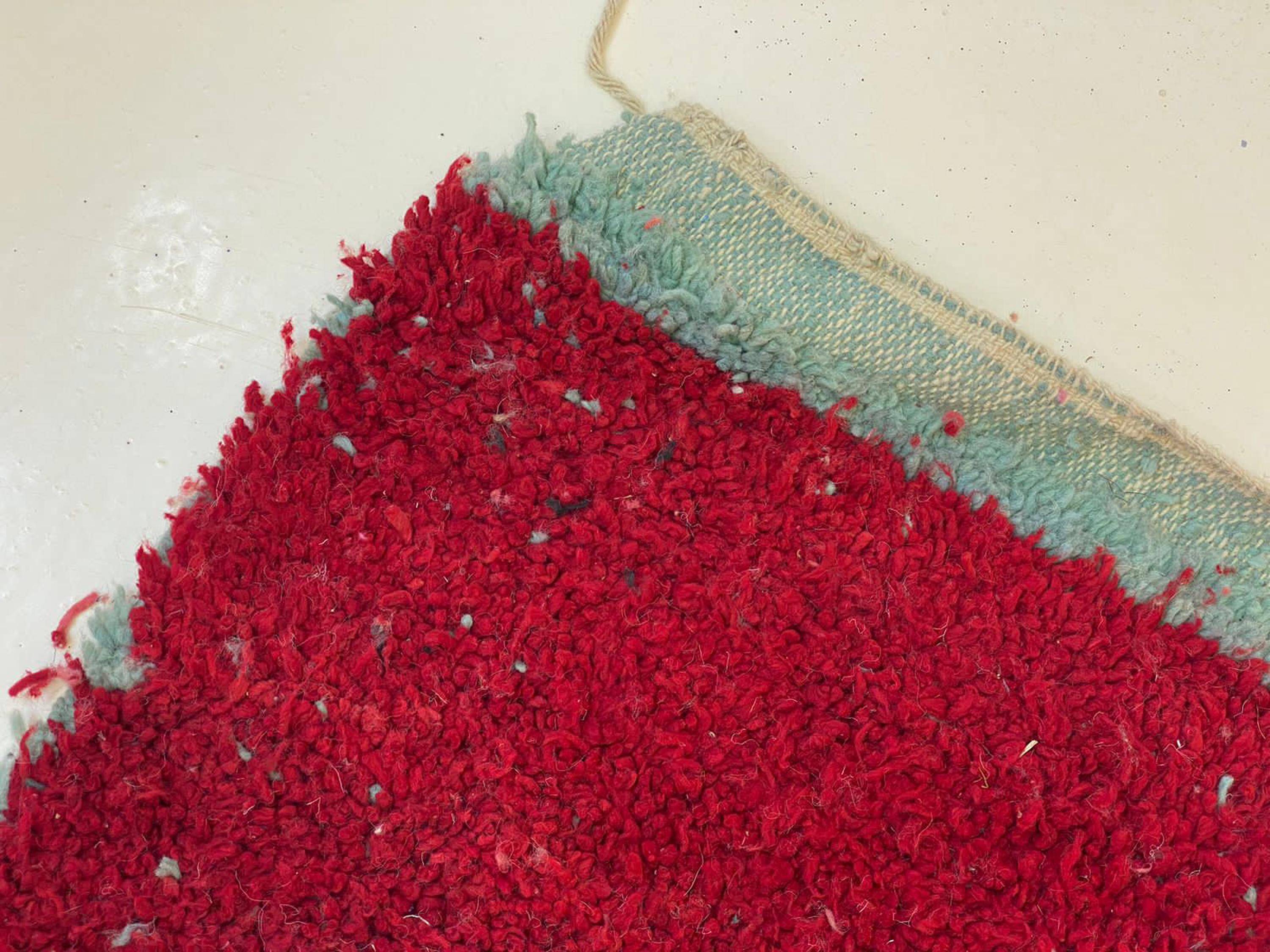 Natural handmade Berber rug 3x2 m