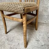 Series Set of 4 Baumann Eden Vintage chairs with fabric seat