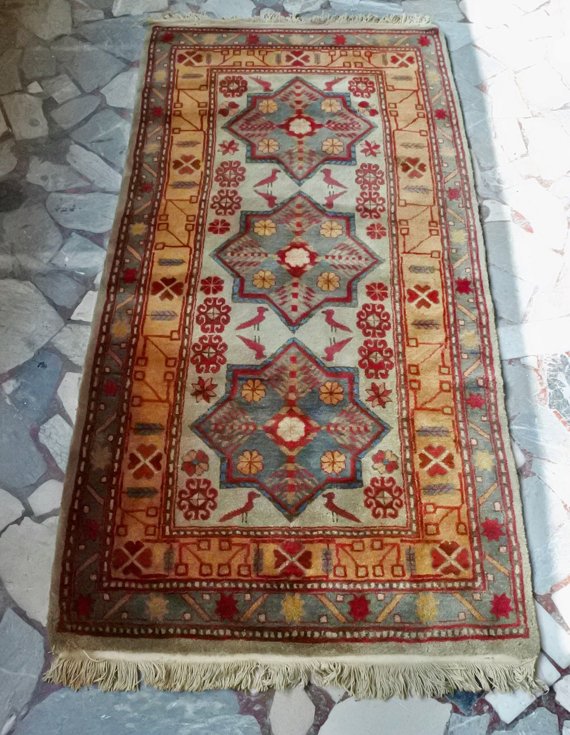 Antique Caucasian carpet