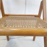Pair of vintage Italian folding chairs 1970