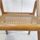 Paire de chaises pliantes vintage italiennes 1970