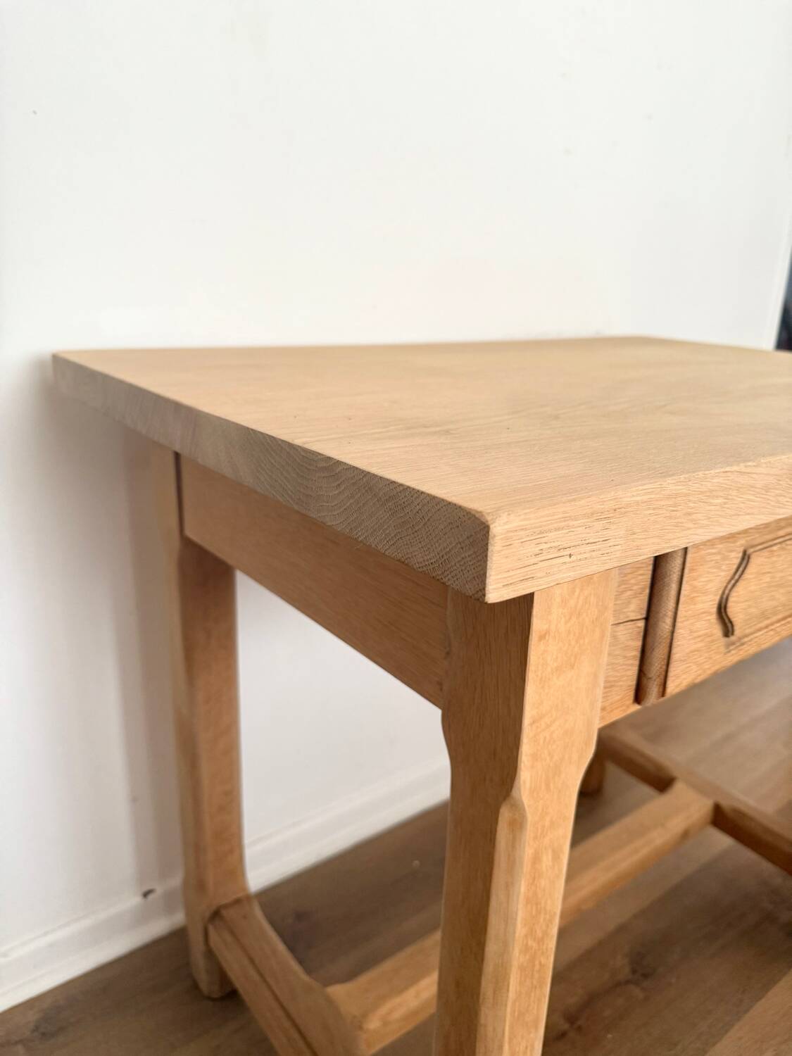 Small oak farmhouse table