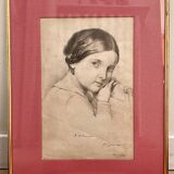 Portrait dessin ancien