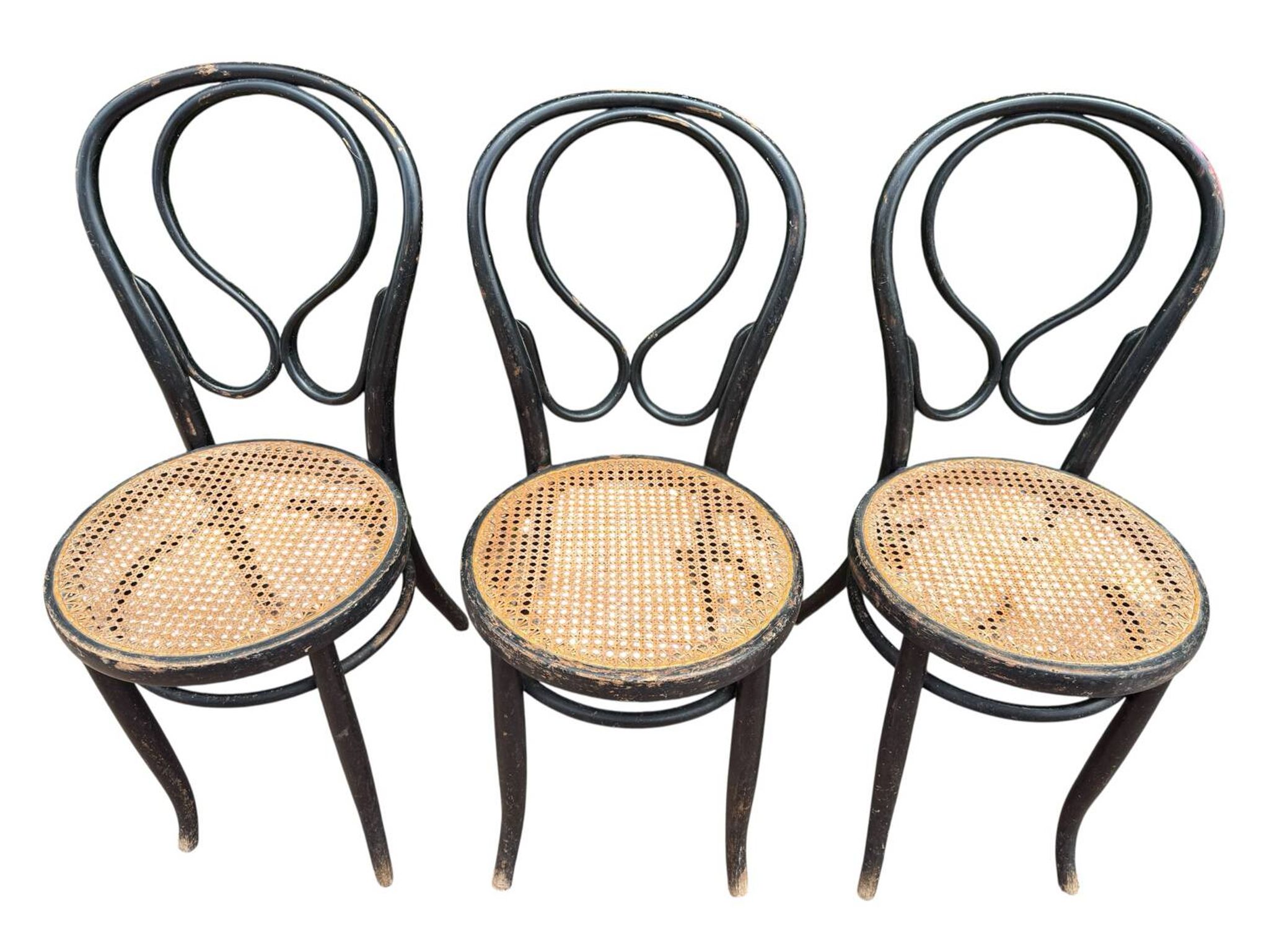 3 chaises bistrot Fischel N’14