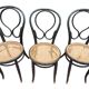 Fischel N'14 Thonet style bistro chairs