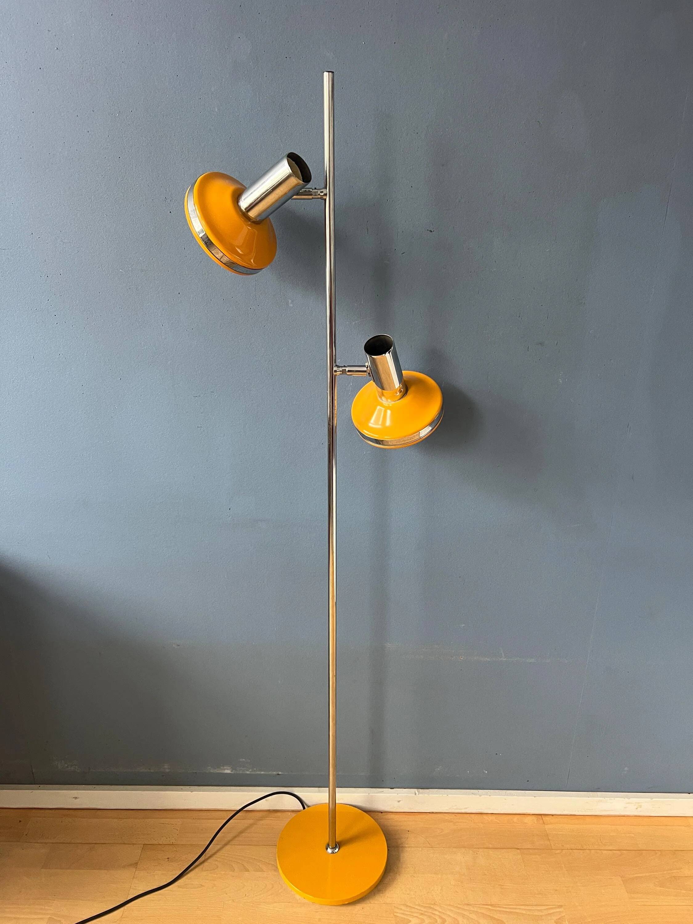 Space Age Mid-Century Floor Lamp Hustadt Leuchten