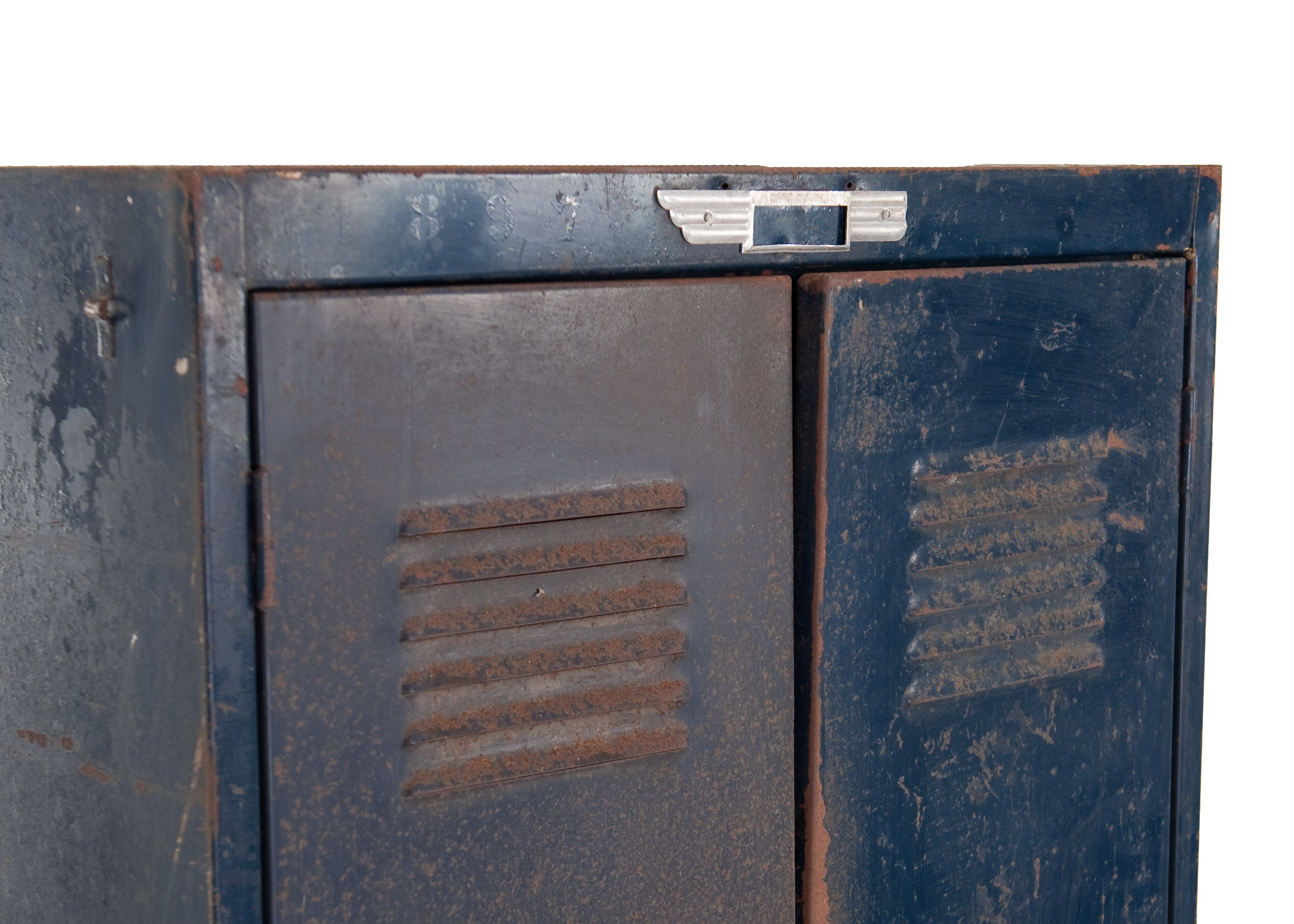 Metal cloakroom of the air force 1960 industrial