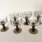 Blown bubble glasses